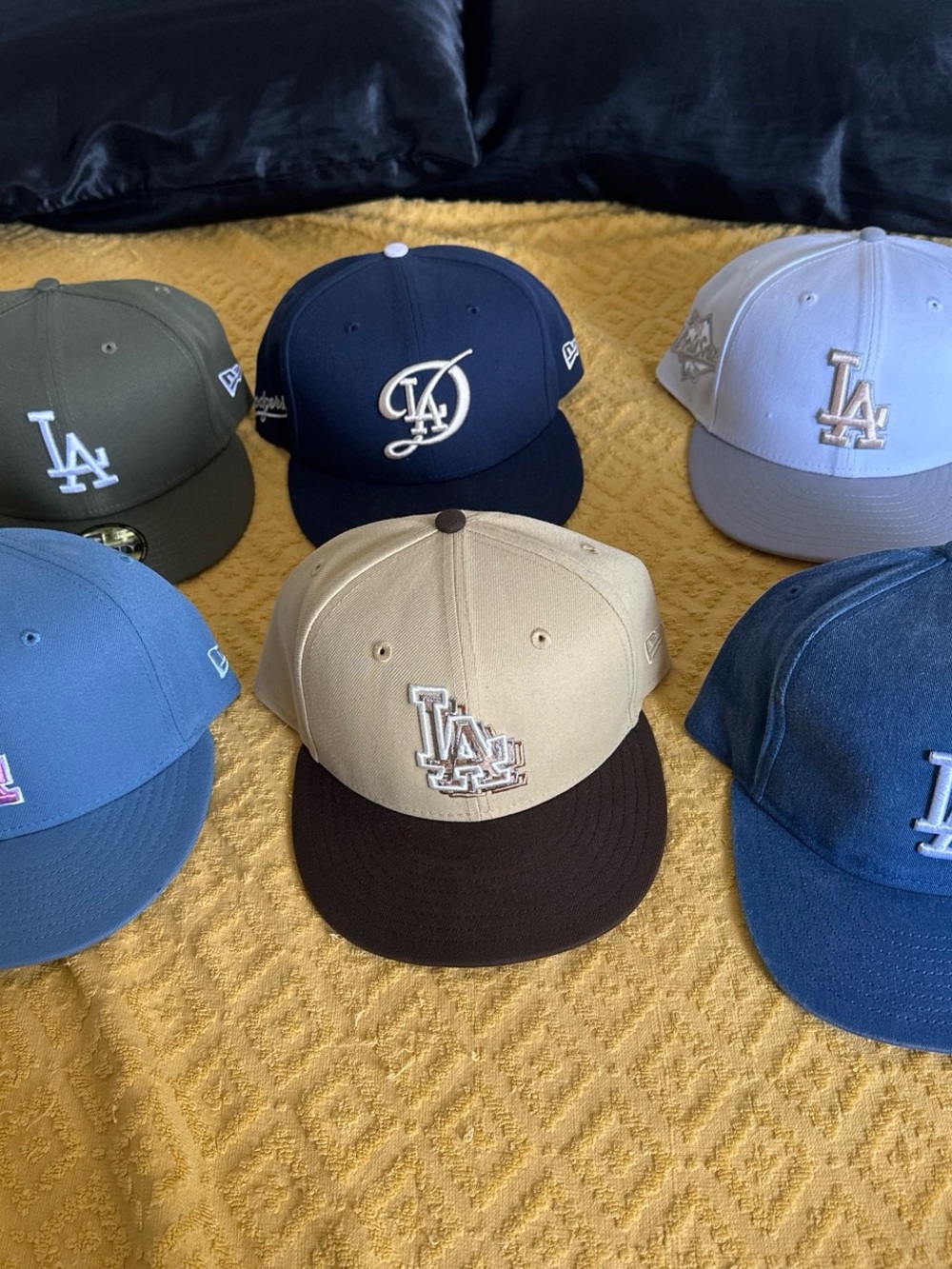 New Era LA Baseball Caps - Bundle of 6
